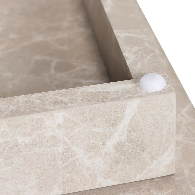 Table basse DRAWER LIPANI 90x90 cm