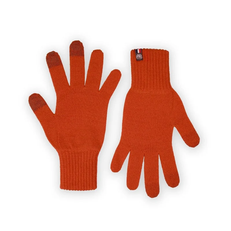 Gant tactile femme Orange