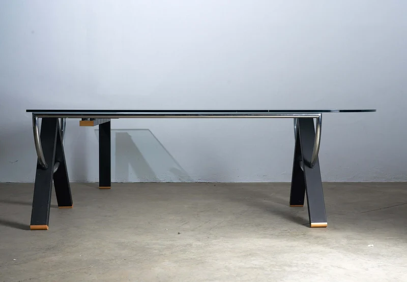 Post Modern Corner Desk Glass