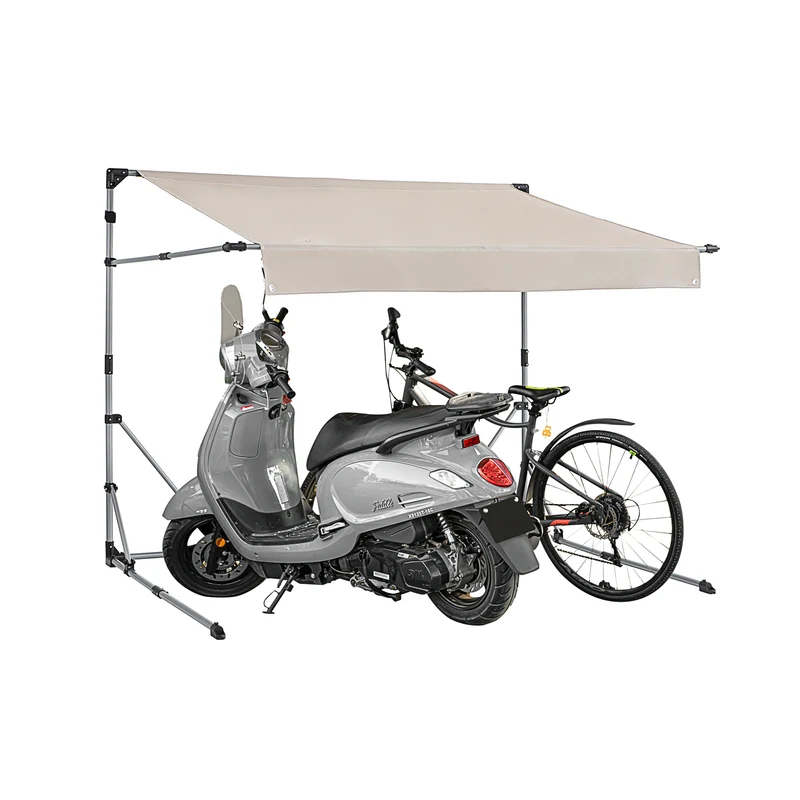 SoBuy KLS13 Abri de Vélo Bike Shelter Garage pour Vélo Tentes de Vélo Extérieur Abri à Outils, Garage à Vélos Pliable, Abri de Jardin, Toit Polyvalent