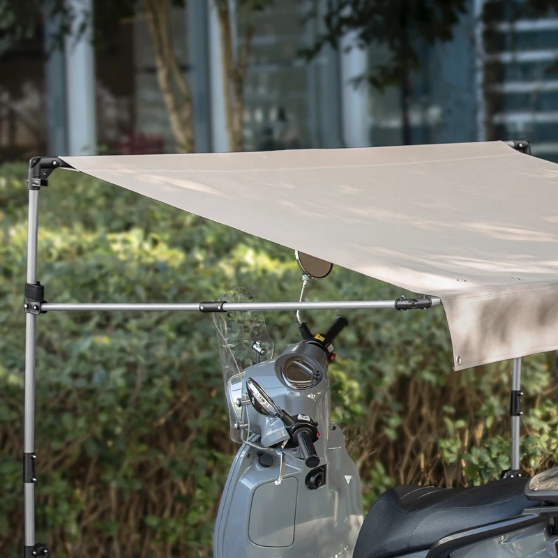 SoBuy KLS13 Abri de Vélo Bike Shelter Garage pour Vélo Tentes de Vélo Extérieur Abri à Outils, Garage à Vélos Pliable, Abri de Jardin, Toit Polyvalent