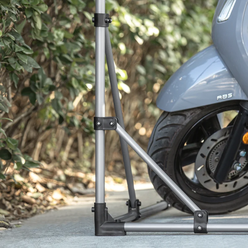 SoBuy KLS13 Abri de Vélo Bike Shelter Garage pour Vélo Tentes de Vélo Extérieur Abri à Outils, Garage à Vélos Pliable, Abri de Jardin, Toit Polyvalent