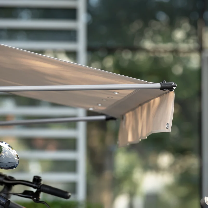 SoBuy KLS13 Abri de Vélo Bike Shelter Garage pour Vélo Tentes de Vélo Extérieur Abri à Outils, Garage à Vélos Pliable, Abri de Jardin, Toit Polyvalent