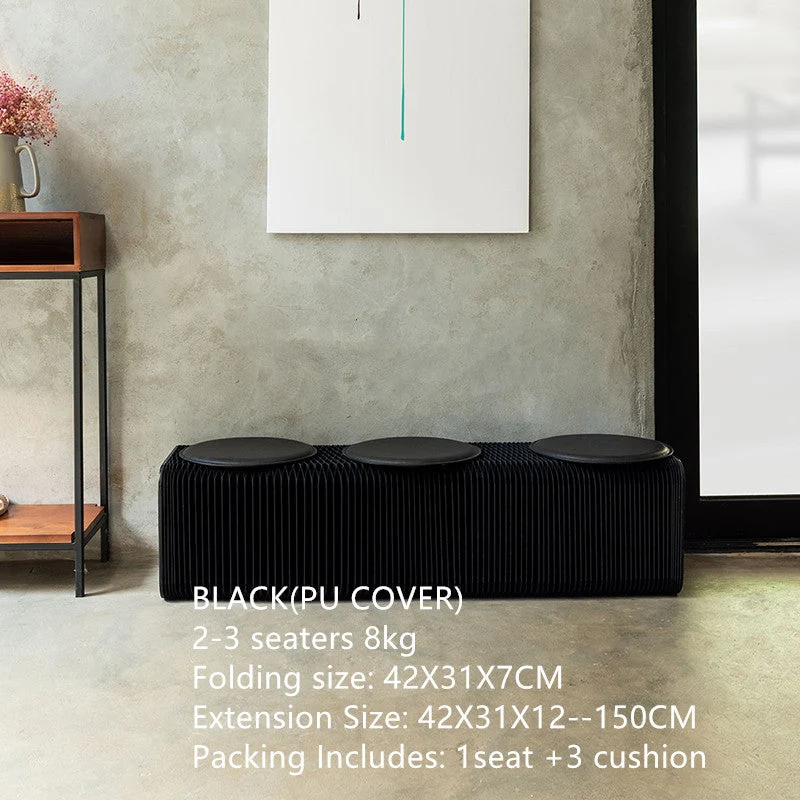 Chaise pliante de sofa de tabouret de papier d'accordéon de conception moderne