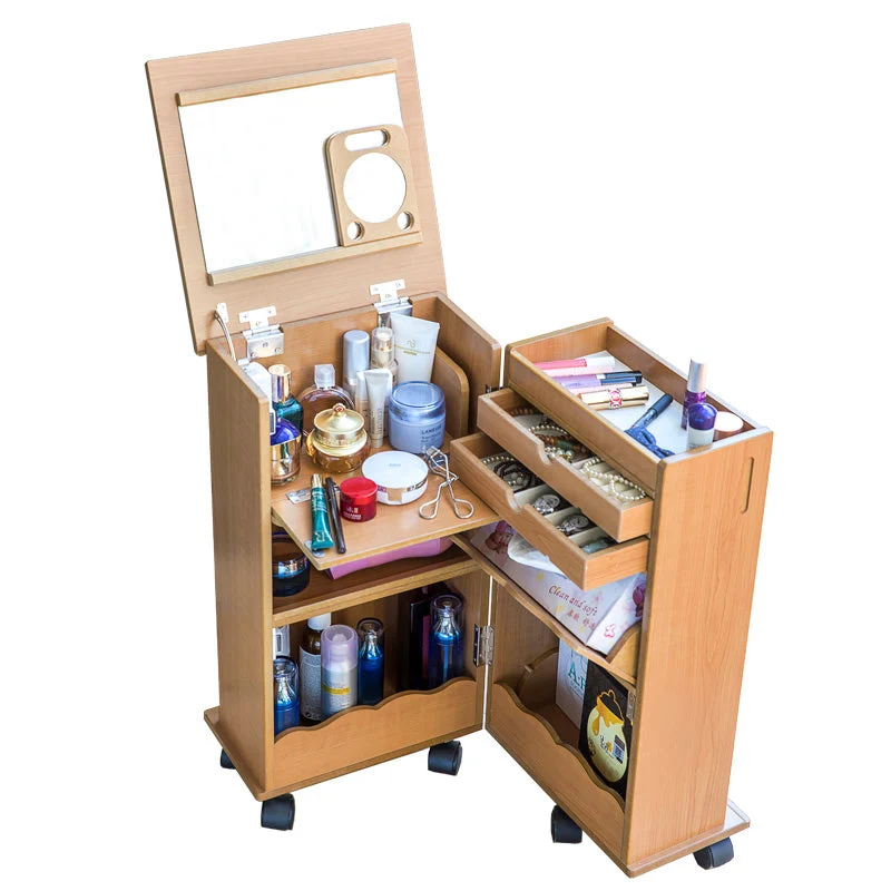 Coiffeuse avec grand espace de rangement