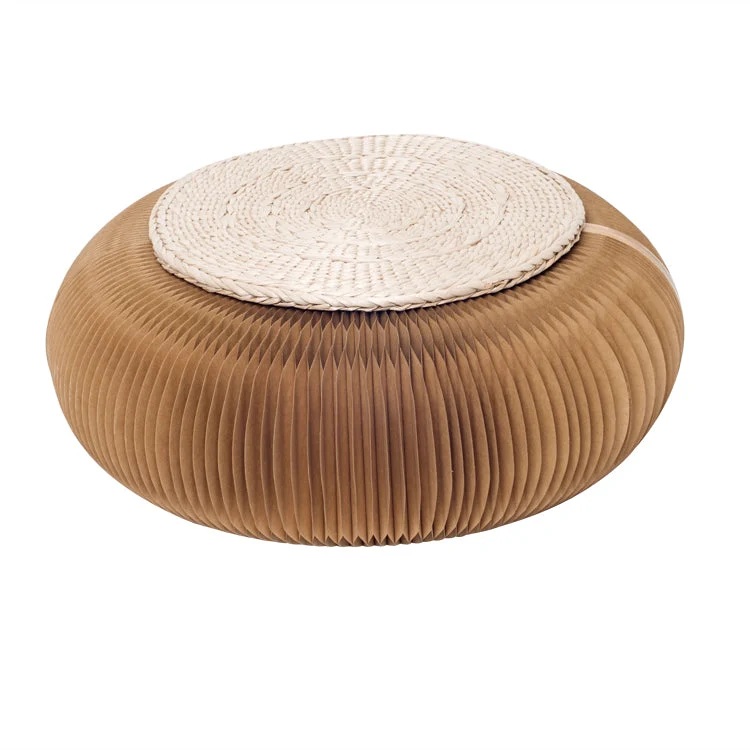 Banc de tabouret en papier kraft vierge portable et pliable
