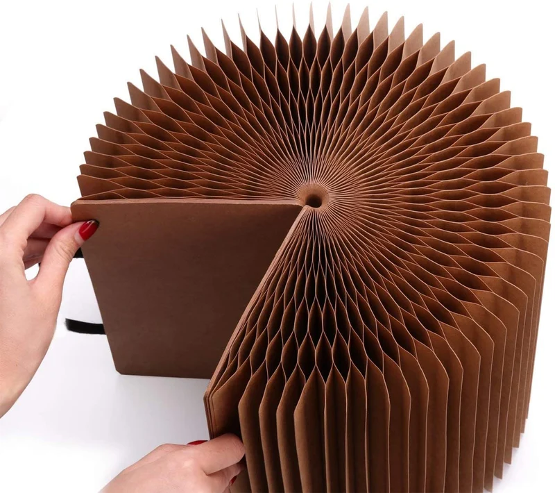 Tabouret pliable en papier kraft à structure en nid d'abeille