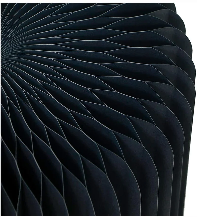 Tabouret pliable en papier kraft à structure en nid d'abeille