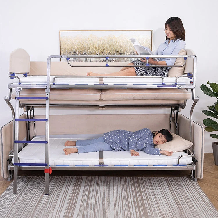 Canapé-lit superposé pliable complètement pliable