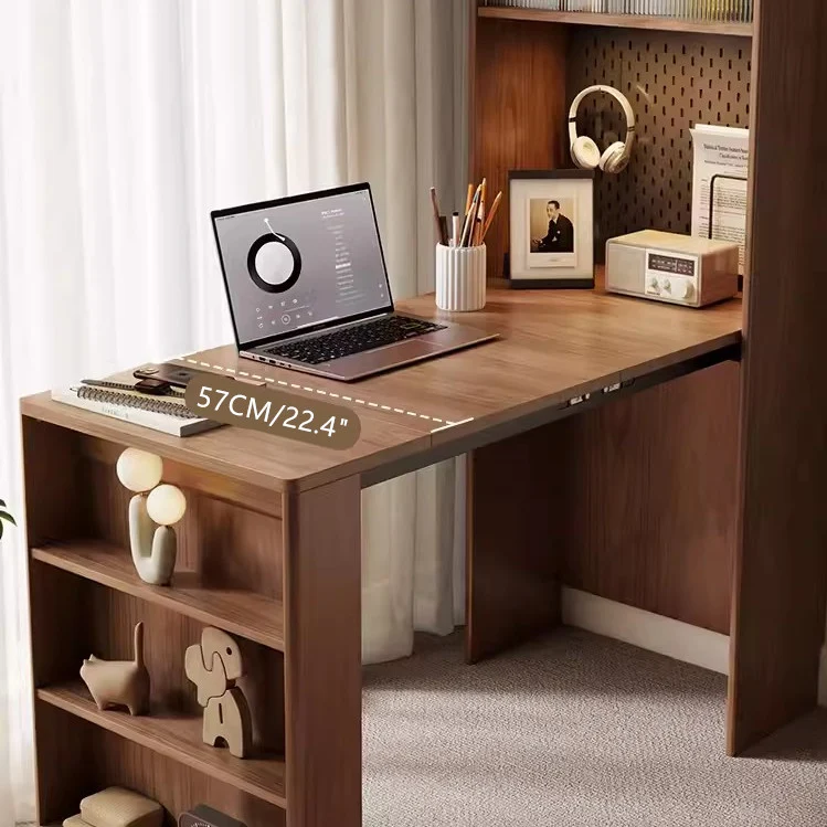 Bureau pliant peu encombrant avec vitrine