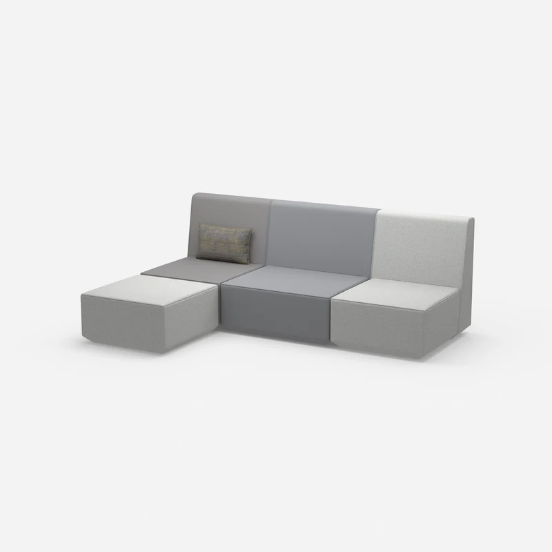 3er Couch grau