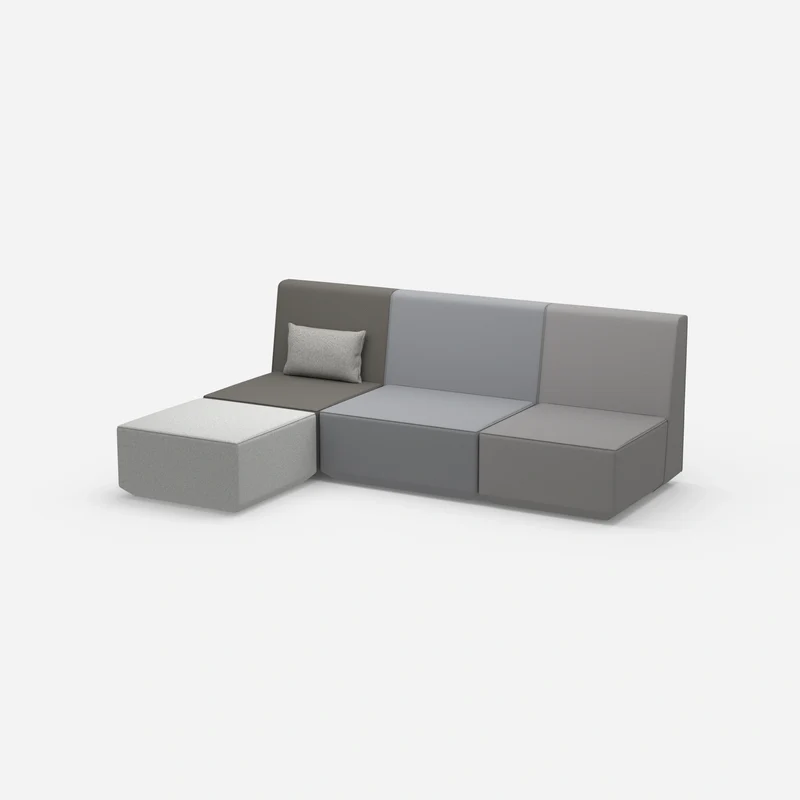 3er Couch grau