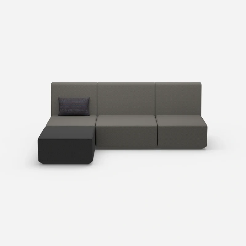 3er Couch grau