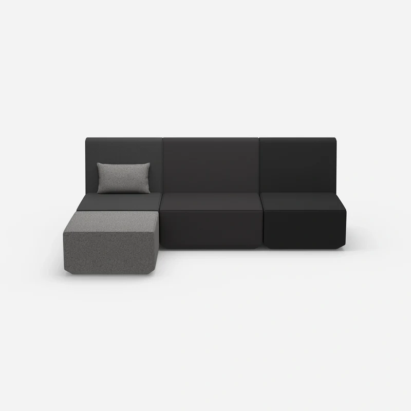 3er Couch grau