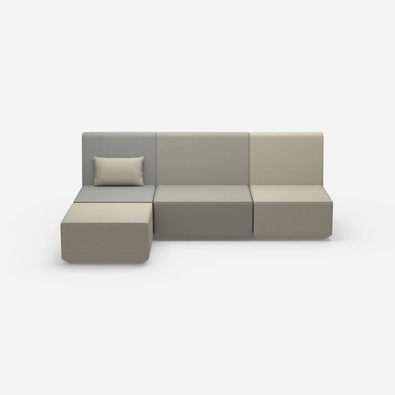 3er Couch grau