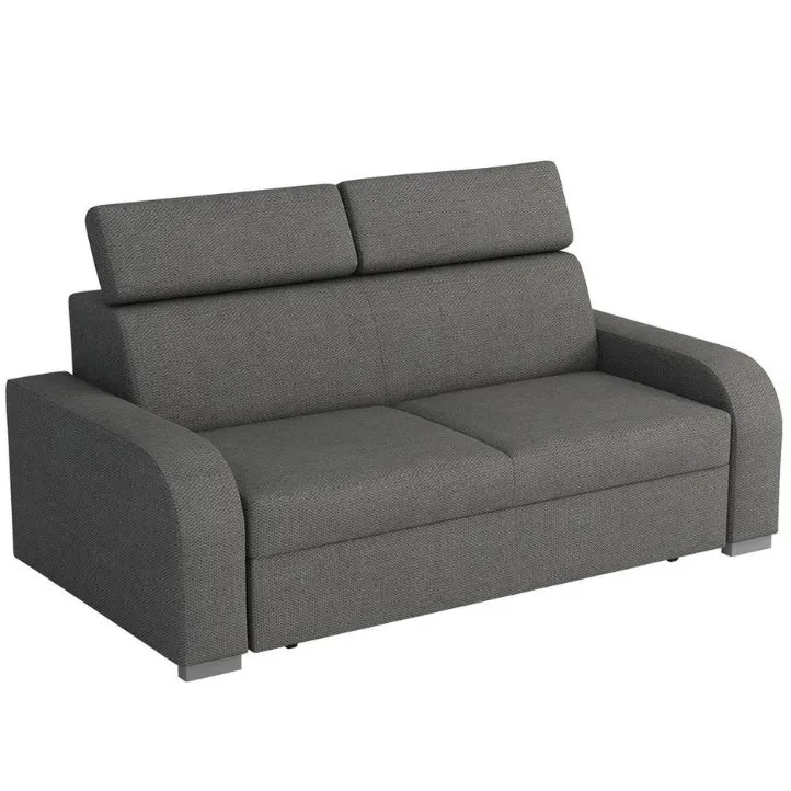 Canapé fixe 2 places gris MOBILIER 1 Etrcala 103 (Crown 18)