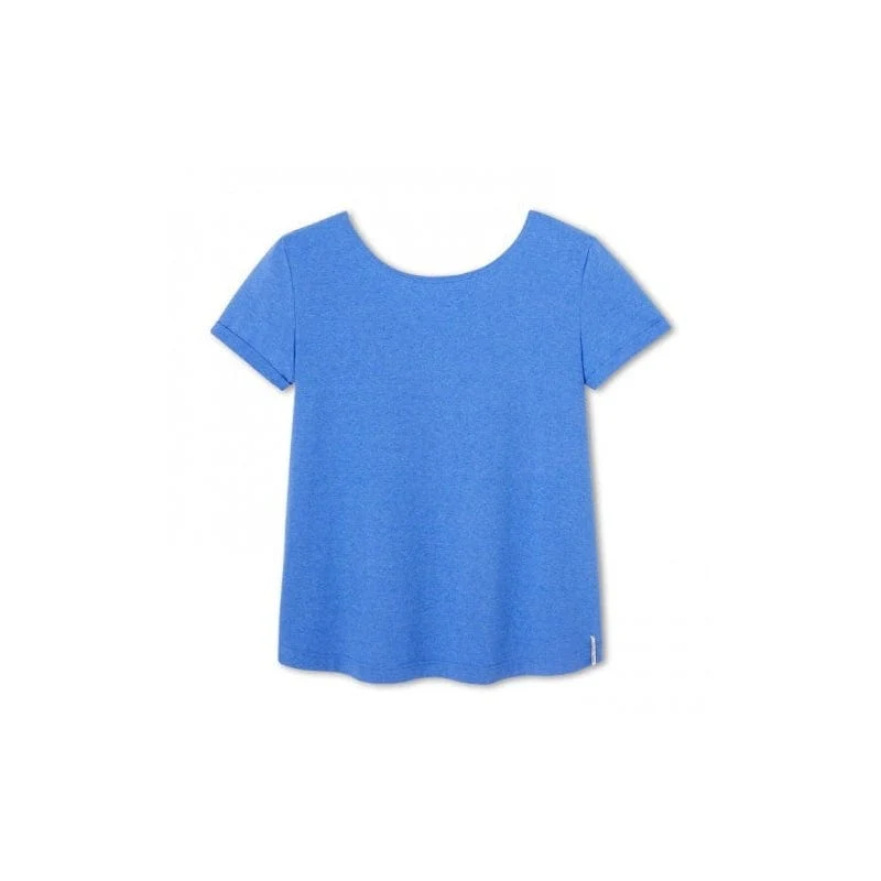 Tshirt uni femme Bleu