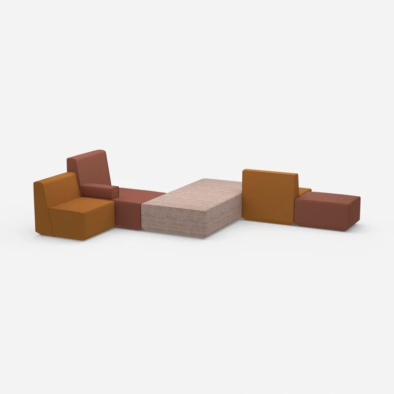 Schlafsofa bunt
