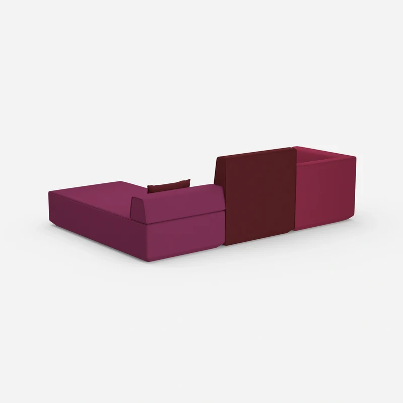 Couch mit Matratze