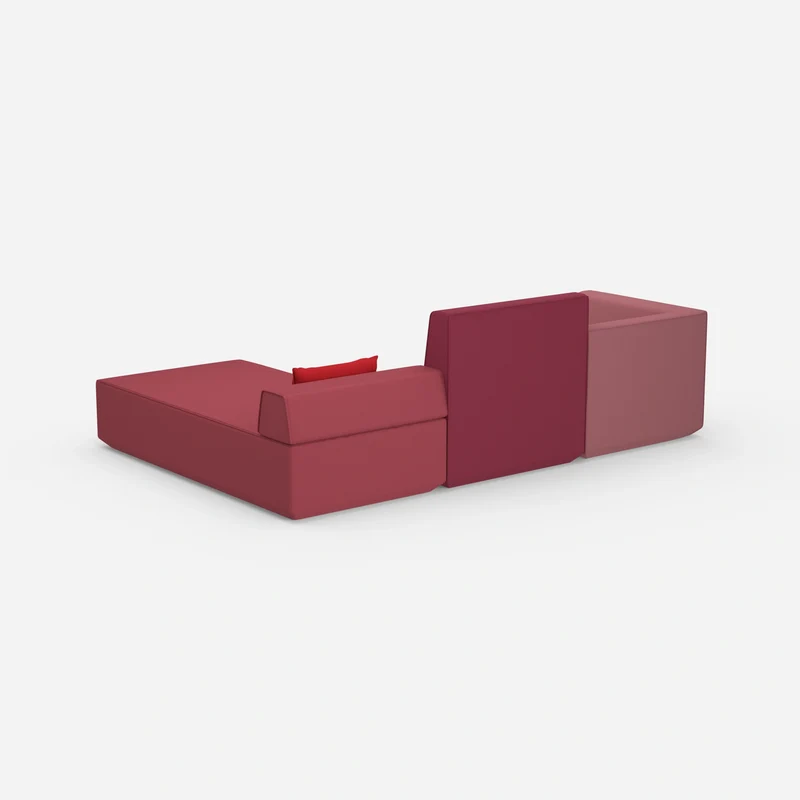 Couch mit Matratze