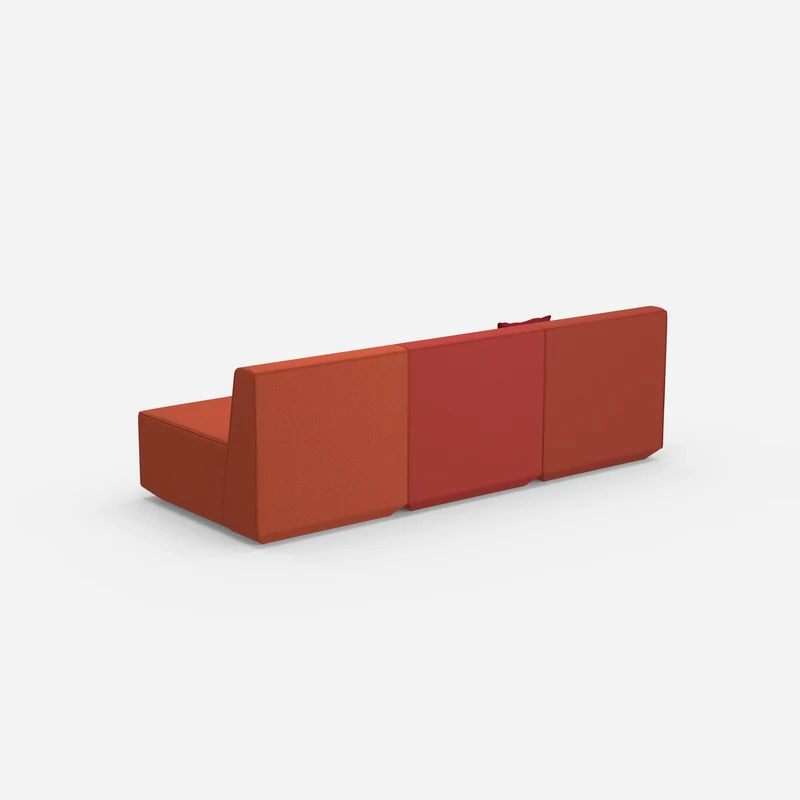 Rote 3 Sitzer Sofas