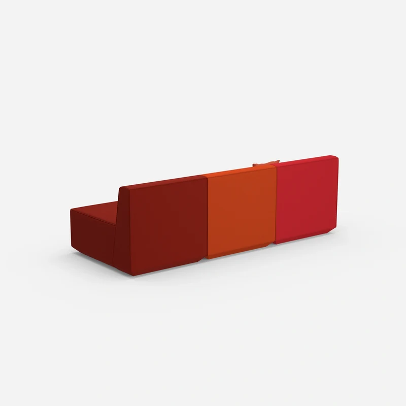 Rote 3 Sitzer Sofas