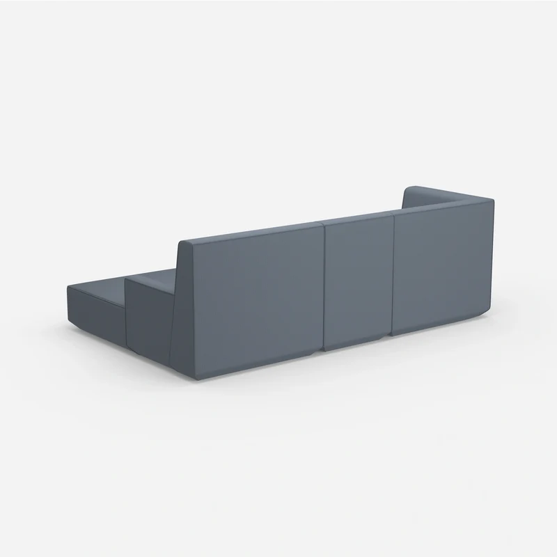 3 Personen Sofa mit Ottomane