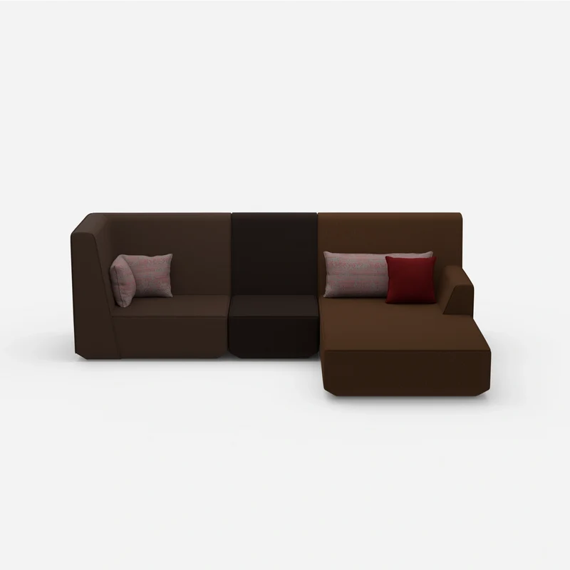 3 Personen Sofa mit Ottomane