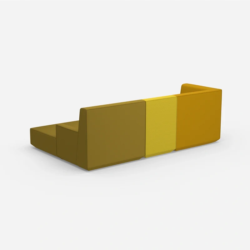 3 Personen Sofa mit Ottomane