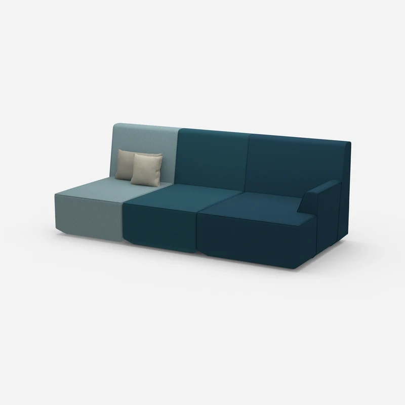 Sofa für 3 als Heimkino
