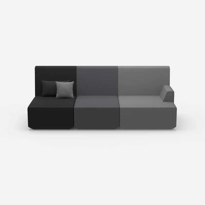 Sofa für 3 als Heimkino