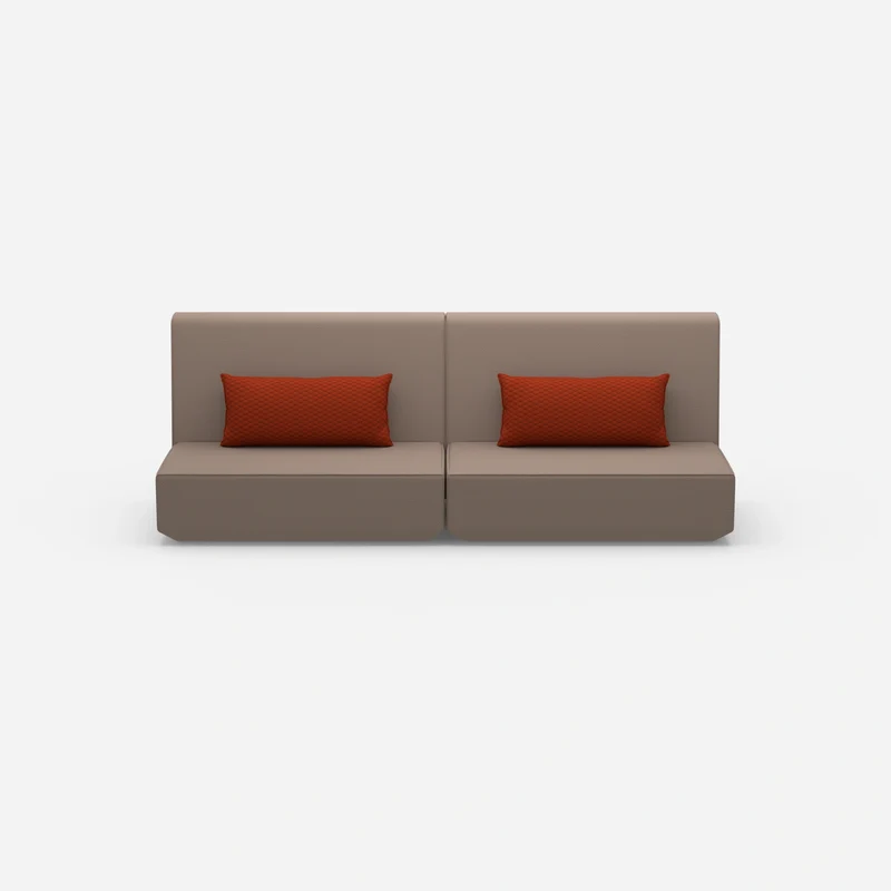 Sofa 3 Sitzer braun