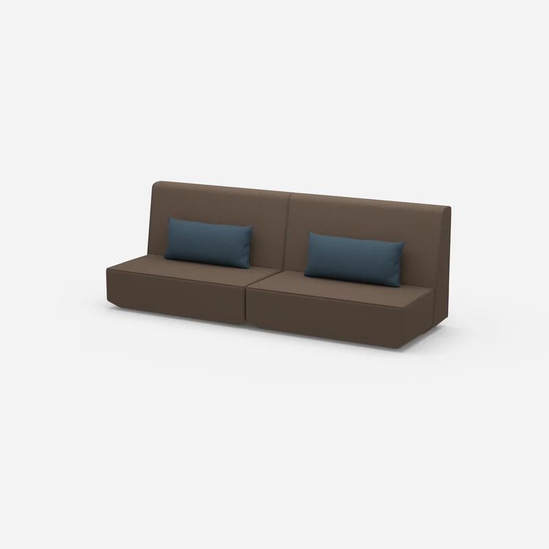 Sofa 3 Sitzer braun