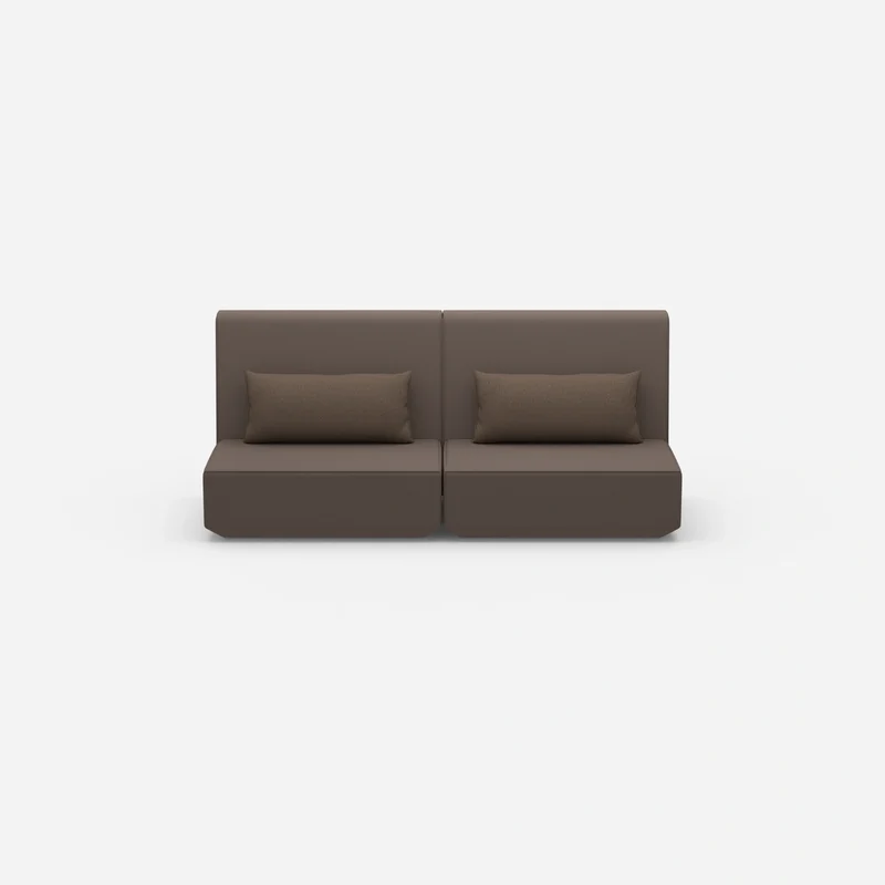 3 Personen Sofa braun