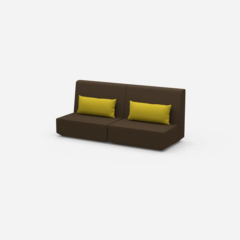 3 Personen Sofa braun