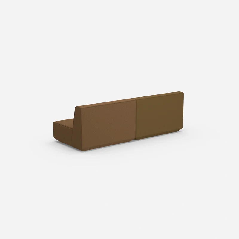Modulares Sofa 3er in Braun