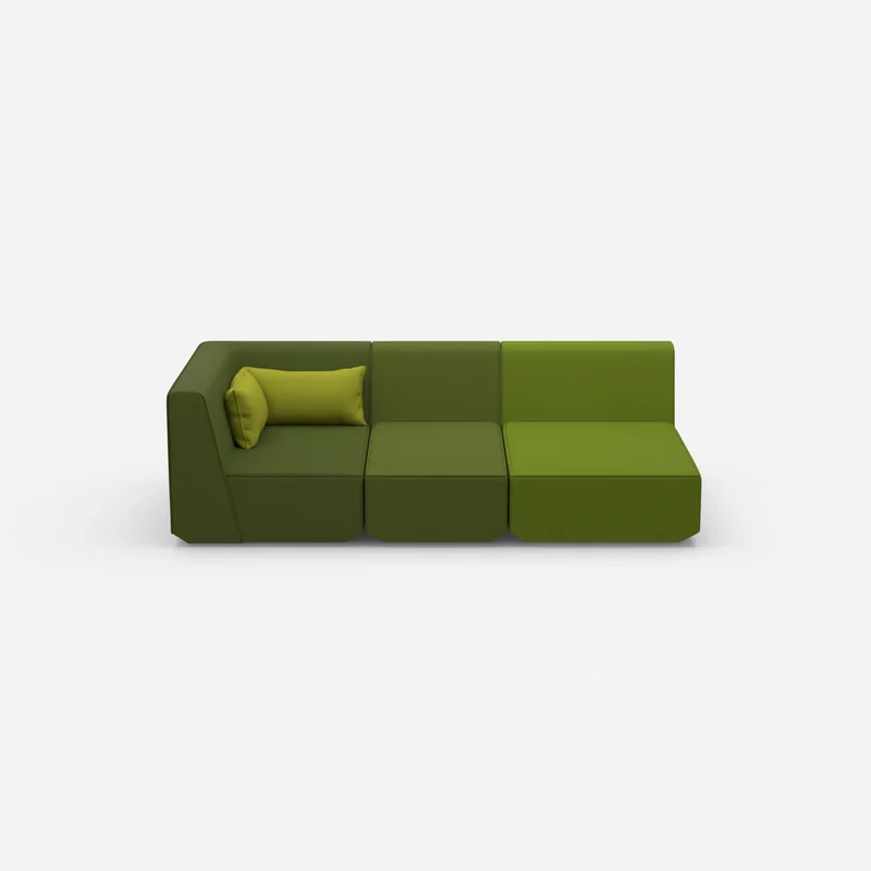 3 Sitzer Sofa modular mit Liegefunktion