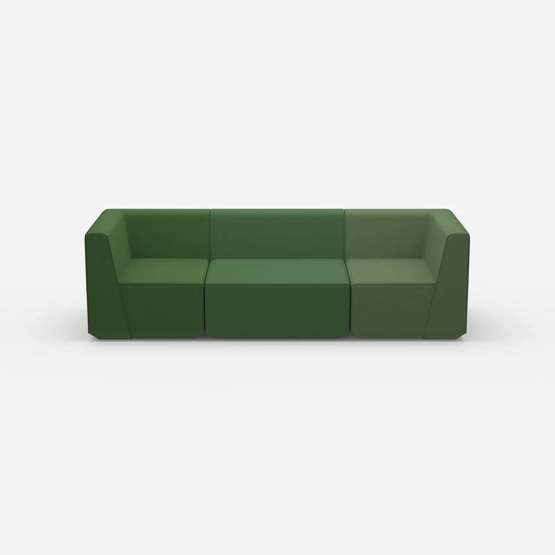 Sofa Dreisitzer grün