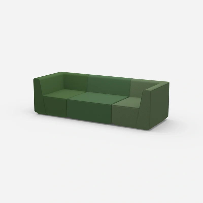 Sofa Dreisitzer grün
