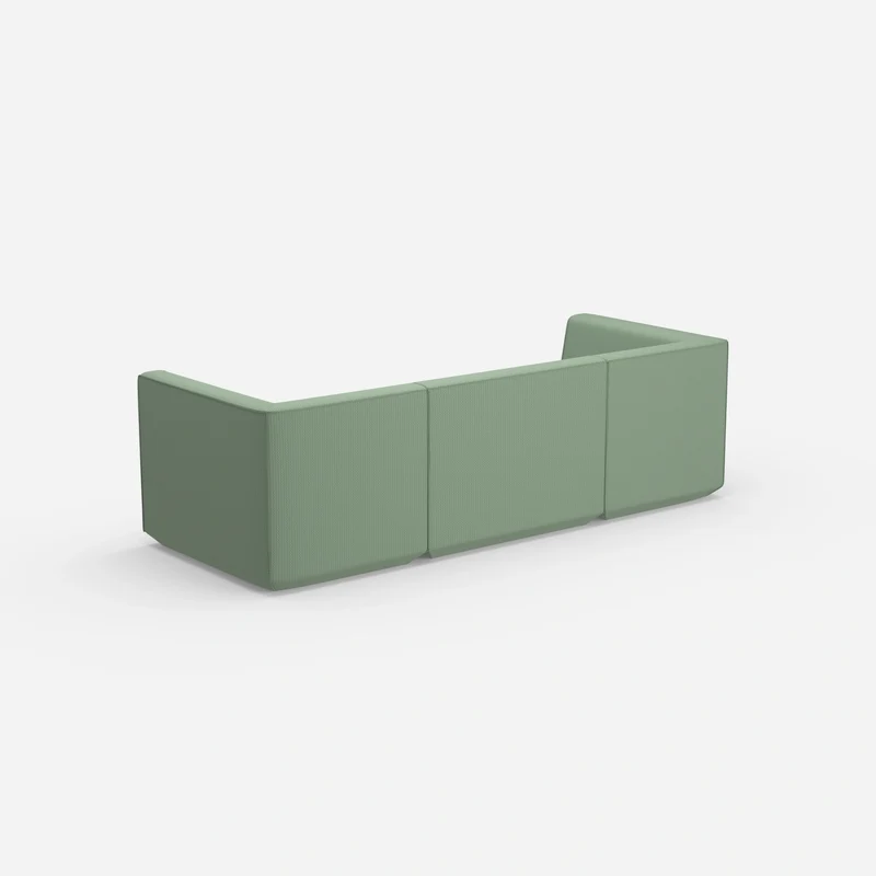 Sofa Dreisitzer grün