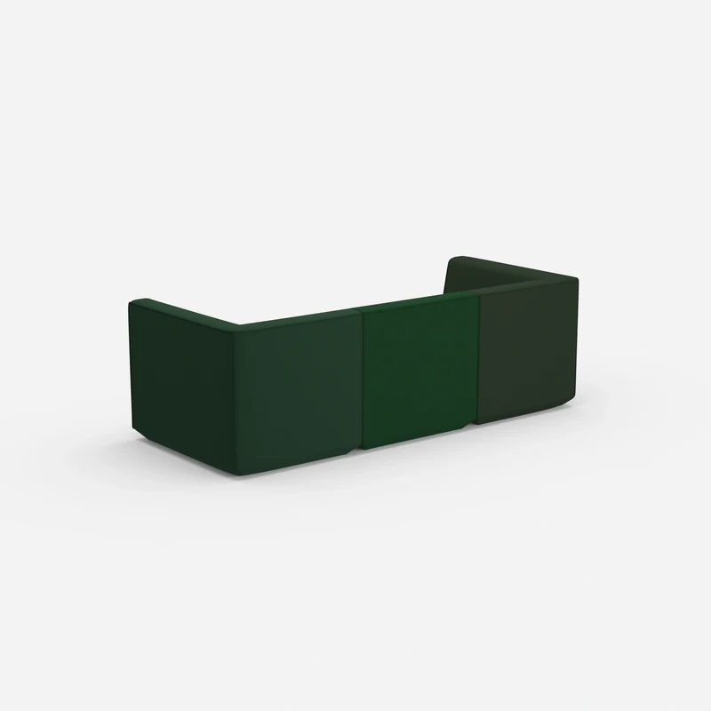 3er Sofa grün