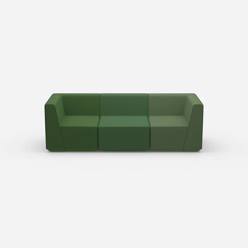 3er Sofa grün