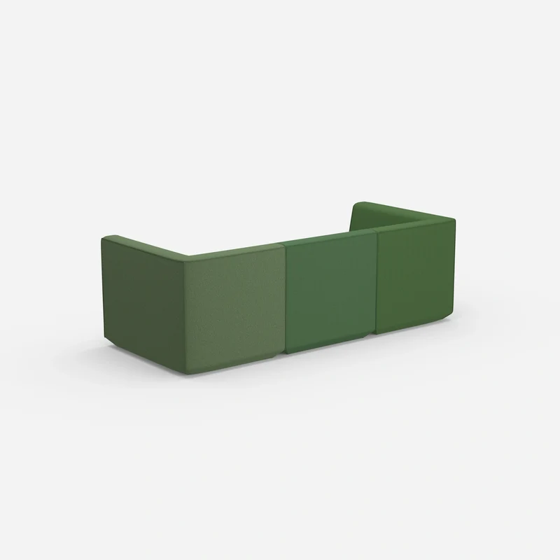 3er Sofa grün
