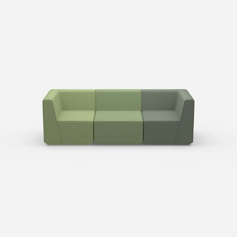 3er Sofa grün