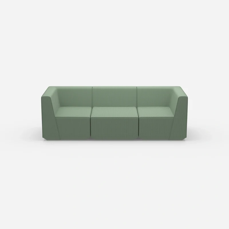 3er Sofa grün