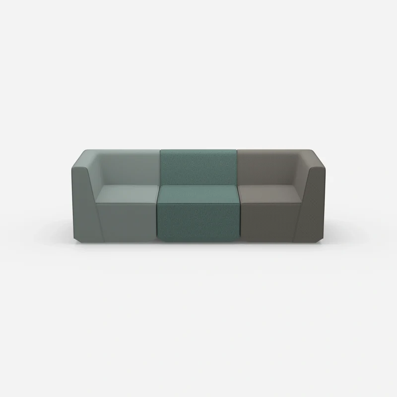 3er Sofa grün