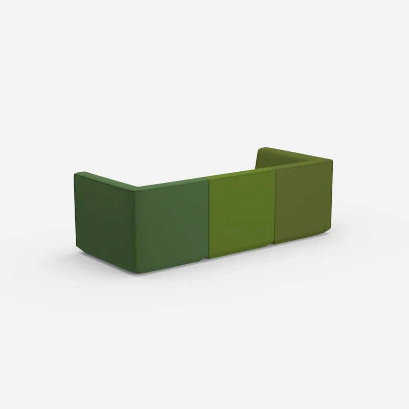 3er Sofa grün