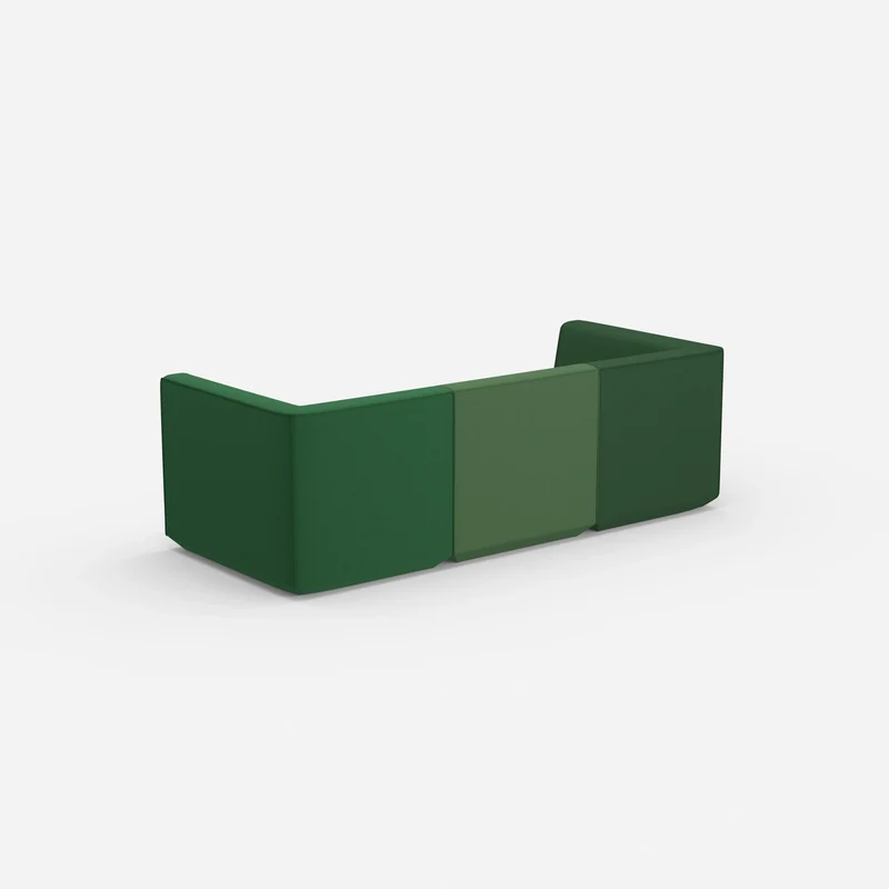3er Sofa grün