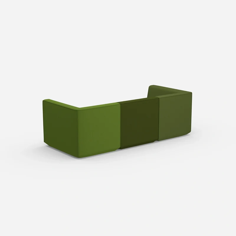 3er Sofa grün