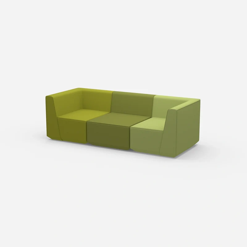 3er Sofa grün